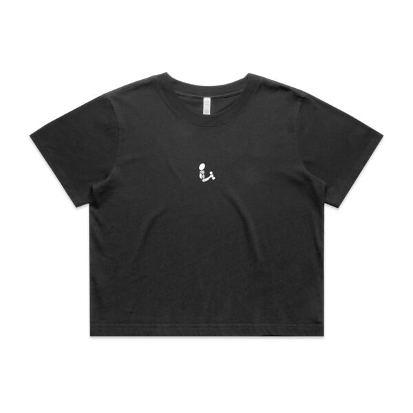 Phit Training  - WOMENS HEAVY FADED CROP TEE Thumbnail